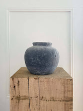 Load image into Gallery viewer, Elna Terracotta Vase – Rounded Charcoal Form