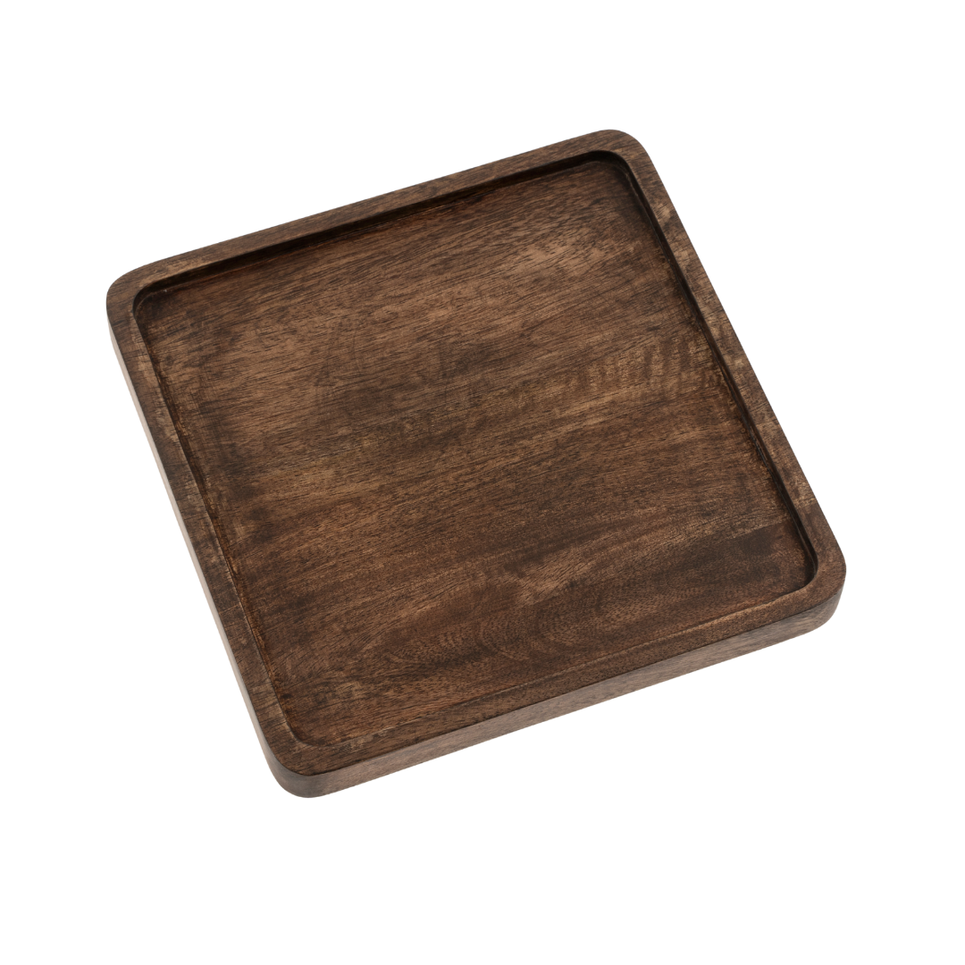 Heritage Square Tray S, Stained Mango