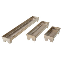 Load image into Gallery viewer, FOOTED TRAY SILVER