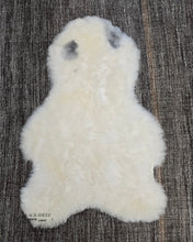 Load image into Gallery viewer, Shorn White Grey Spotted Icelandic Sheepskin | Random