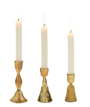 Load image into Gallery viewer, CANDLESTICK HOLDER | ZORA GOLD