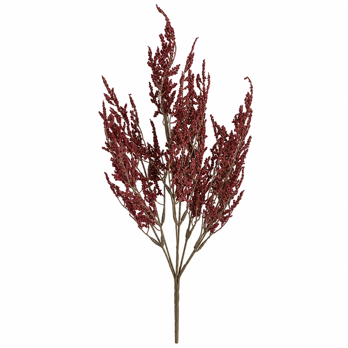 Flocked | Burgundy