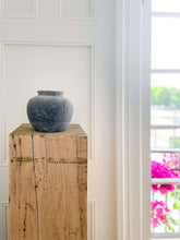 Load image into Gallery viewer, Elna Terracotta Vase – Rounded Charcoal Form