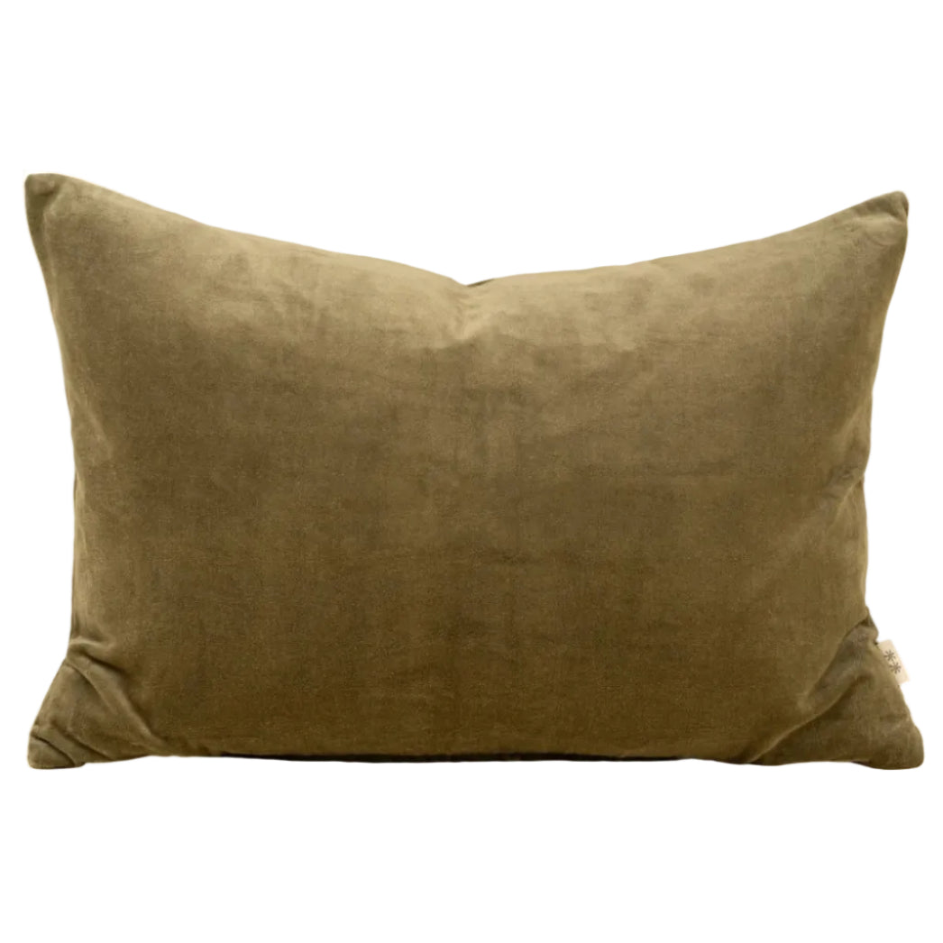 VERA | OLIVE LUXE VELEVT LUMBAR