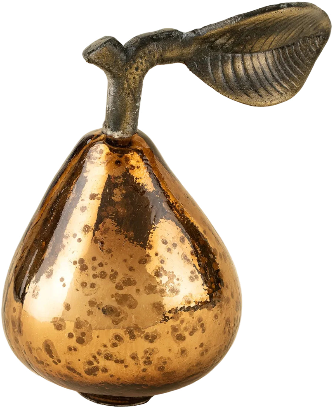 BRONZE DECORATIVE GLASS PEAR