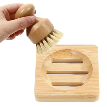 Load image into Gallery viewer, Bamboo Brush With Tray