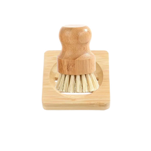 Load image into Gallery viewer, Bamboo Brush With Tray