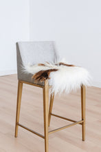 Load image into Gallery viewer, Brown Spotted Icelandic Sheepskin Chair Pad | Random
