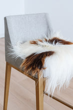 Load image into Gallery viewer, Brown Spotted Icelandic Sheepskin Chair Pad | Random