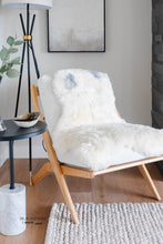 Load image into Gallery viewer, Shorn White Grey Spotted Icelandic Sheepskin | Random