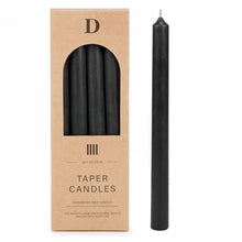 Load image into Gallery viewer, TAPER CANDLES | BLACK
