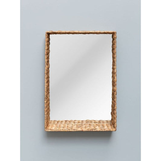 RATTAN MIRROR