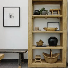 Load image into Gallery viewer, Antique Elm Stool