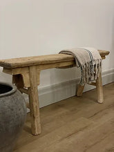 Load image into Gallery viewer, Antique Elm Bench