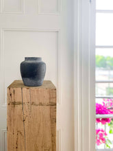 Load image into Gallery viewer, Anera Terracotta Vase – Tall Rounded Charcoal Form