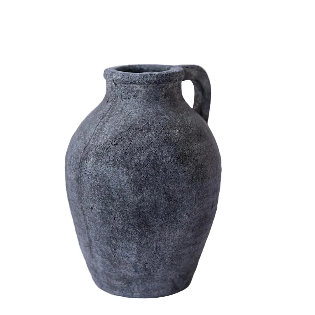 Burnt Terracota, Vase with handle
