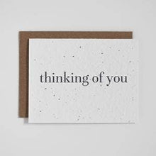 Load image into Gallery viewer, Plantable Greeting Card - Thinking of You - Classic