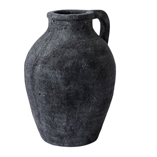 Burnt Terracota, Vase with handle