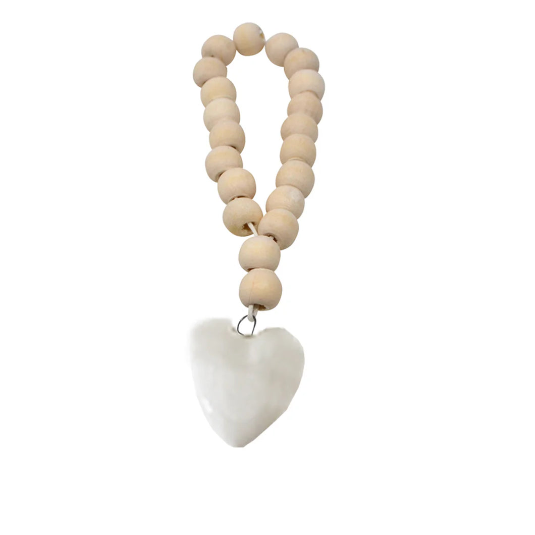 WOOD BEADS | Heart