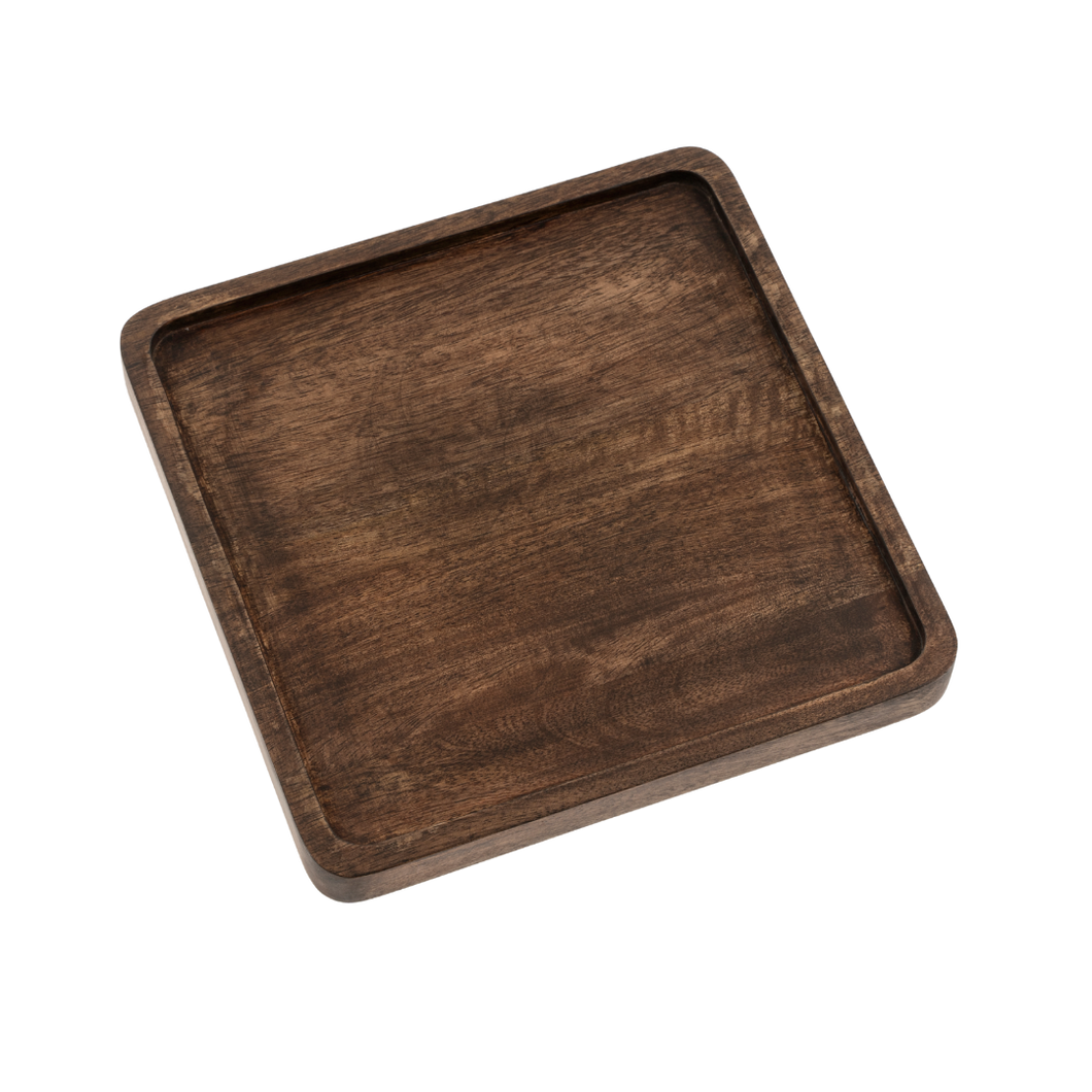 Heritage Square Tray S, Stained Mango