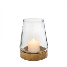 Load image into Gallery viewer, CANDLE HOLDER | Wood base
