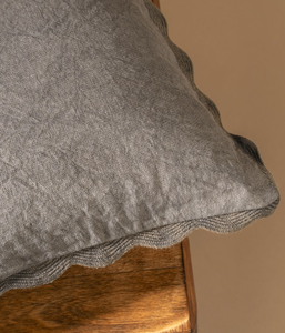 Scalloped Edge | Charcoal