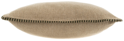 Honfleur Linen | Charcoal Stitched