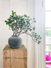 Load image into Gallery viewer, Elna Terracotta Vase – Rounded Charcoal Form
