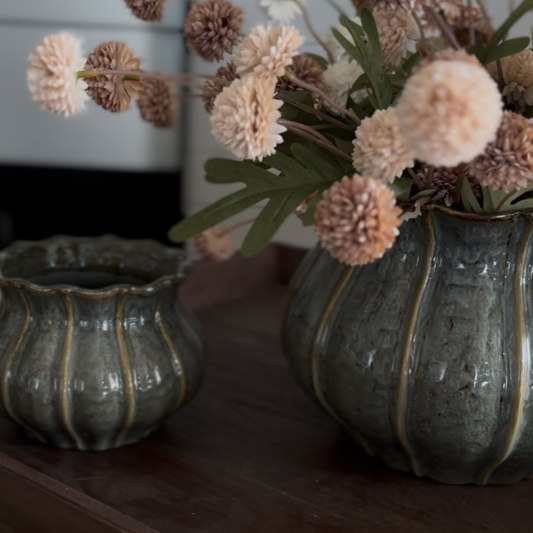 Florentine Stoneware Vase