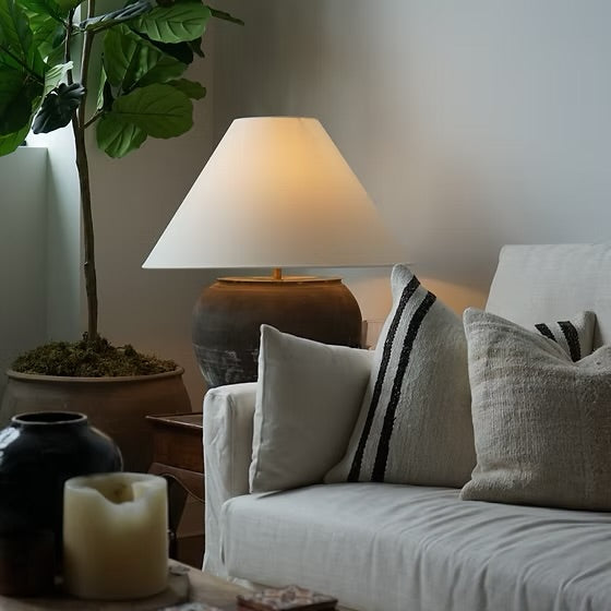 Louis I Vintage Pot Lamp - Empire Shade