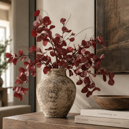 Burgundy Eucalyptus Stem