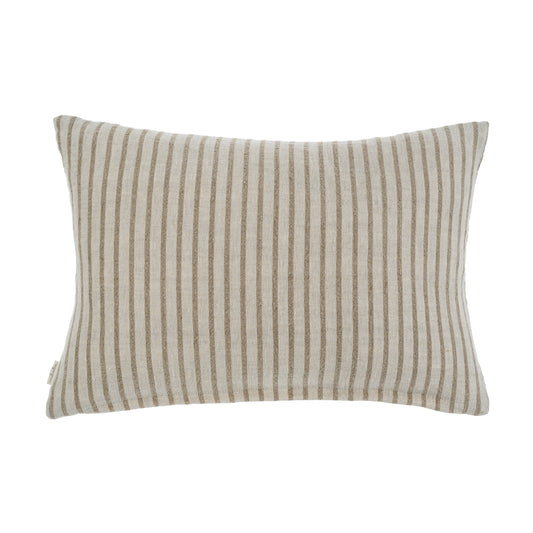 LUMBAR | PINSTRIPE LINEN NATURAL