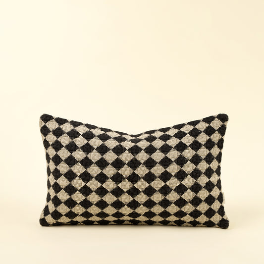 LUMBAR | CHECK WEAVE BLACK