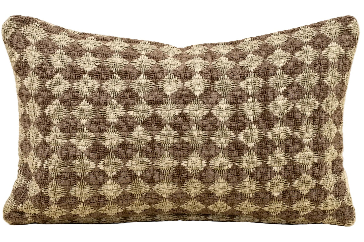 LUMBAR | CHECK WEAVE BROWN