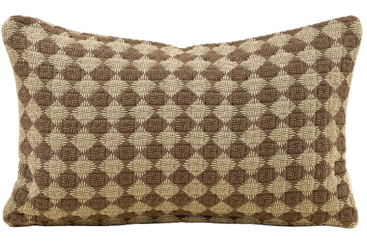 LUMBAR | CHECK WEAVE BROWN