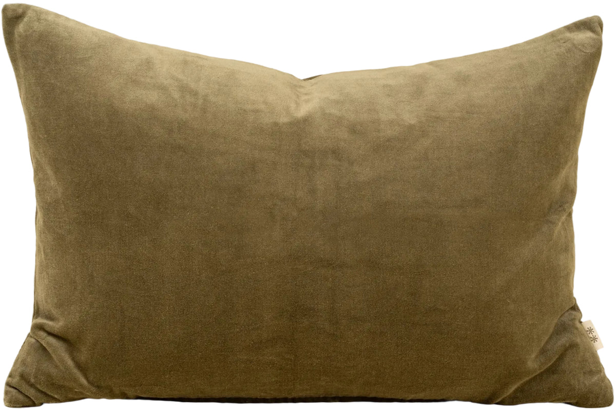 VERA | OLIVE LUXE VELEVT LUMBAR