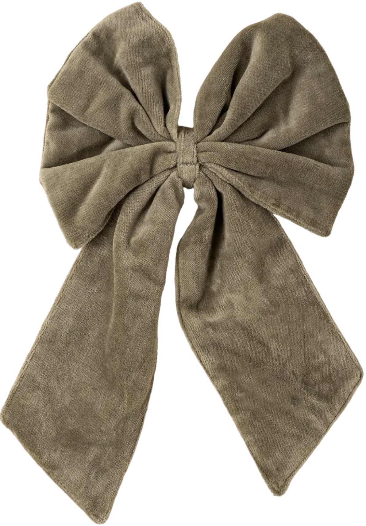 Velvet Bow Clip