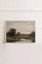Load image into Gallery viewer, VINTAGE COUNTRY RIVER, Oeuvre sur toile étirée
