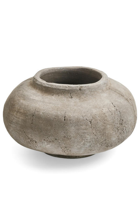GREY TERRACOTTA VASE
