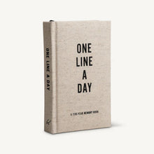 Load image into Gallery viewer, One Line A Day Guided Journal, Canvas

