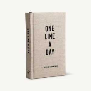 One Line A Day Guided Journal, Canvas