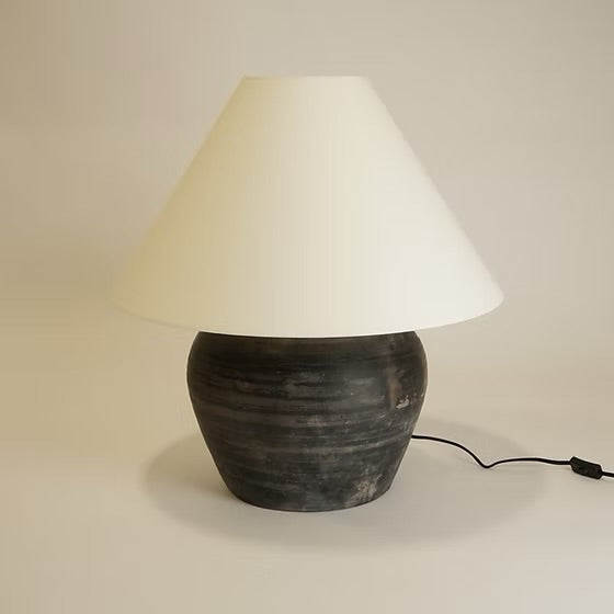 Louis I Vintage Pot Lamp - Empire Shade