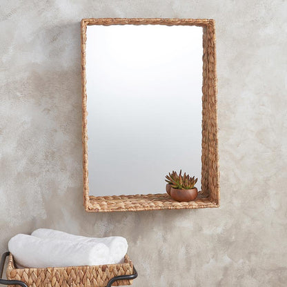 RATTAN MIRROR