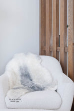 Load image into Gallery viewer, Shorn White Grey Spotted Icelandic Sheepskin | Random
