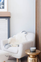 Load image into Gallery viewer, Shorn White Grey Spotted Icelandic Sheepskin | Random
