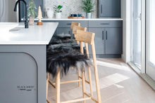 Load image into Gallery viewer, Dark Grey Icelandic Sheepskin Chair Pad
