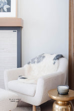 Load image into Gallery viewer, Shorn White Grey Spotted Icelandic Sheepskin | Random
