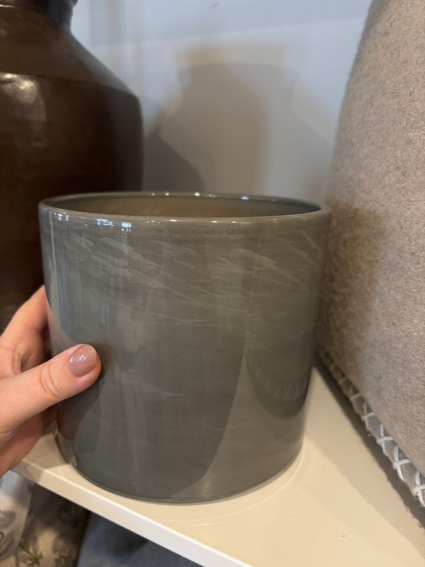 Luna Pot | Glazed Green