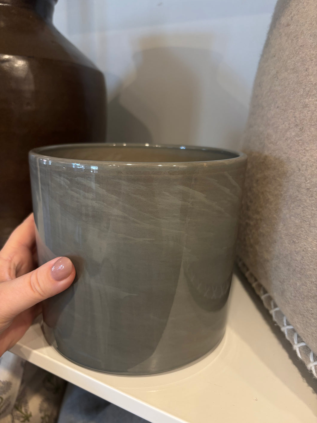 Luna Pot | Glazed Green