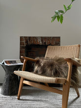 Load image into Gallery viewer, Rectangular Brown Icelandic Sheepskin Pillow Cover
